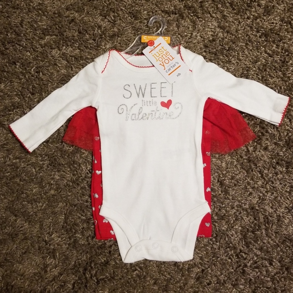 Carter's Valentine Bodysuit Outfit